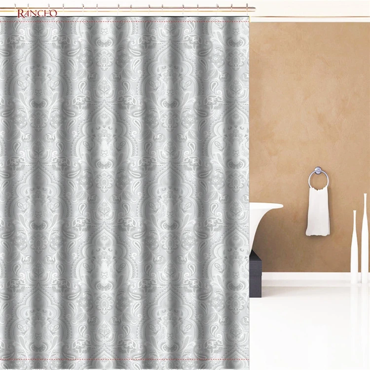 
Home use bathroom shower curtains shower printing shower curtain 