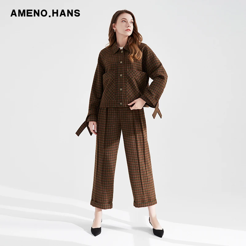 High Quality Spring Set Women Outfit Jacket And Trouser Suits Sets Girl Set Clothes For Woman