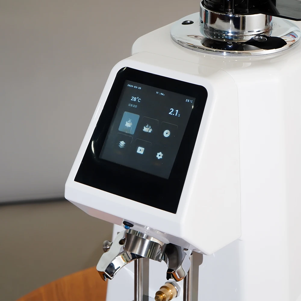 ZILONG Automatic Professional Commercial Electric Coffee Grinder Big Capacity 74mm Cutter Stainless Steel for shop and hotel Use