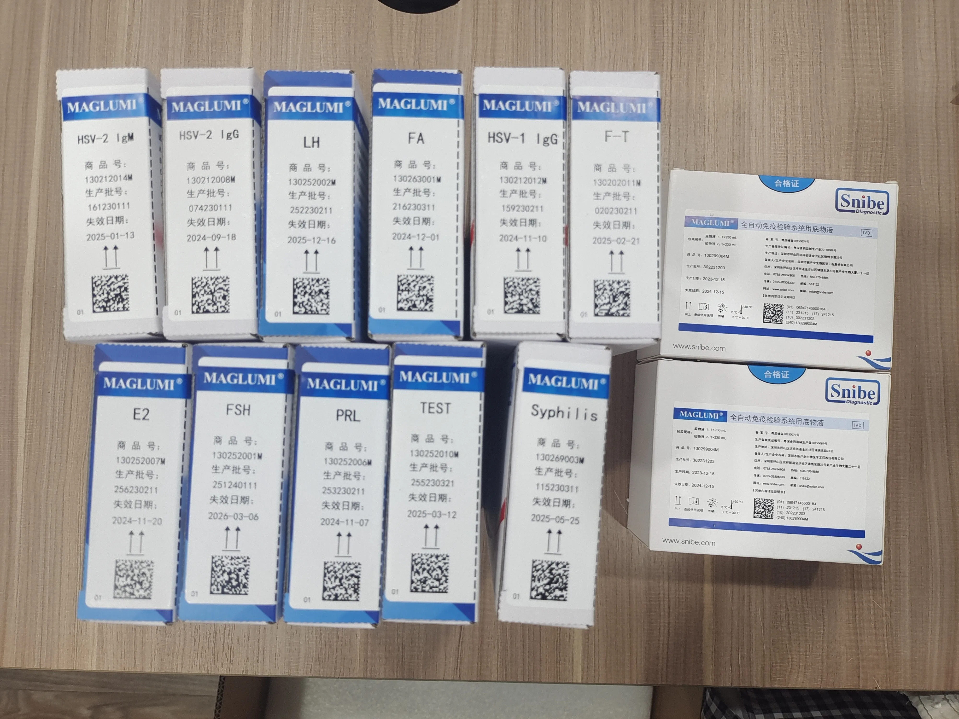 Snibe Reagents Chemiluminescence Immunoassay Rapid Test Kits T3 T4 AFP PSA CA125 For Maglumi 800 X3 X6 X8 Immunoassay Analyzer