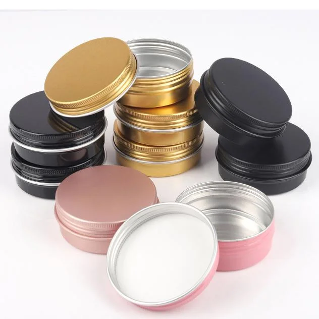 100ML  Easy Open Popcorn Pet Jar 10ML Lip Balm Containers Wholesale 10g Cosmetic Aluminum Jar Aluminum Tin