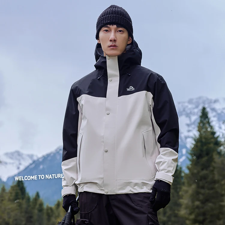 Custom Winter Outdoor Clothing winter hiking single layer windproof Waterproof Jackets