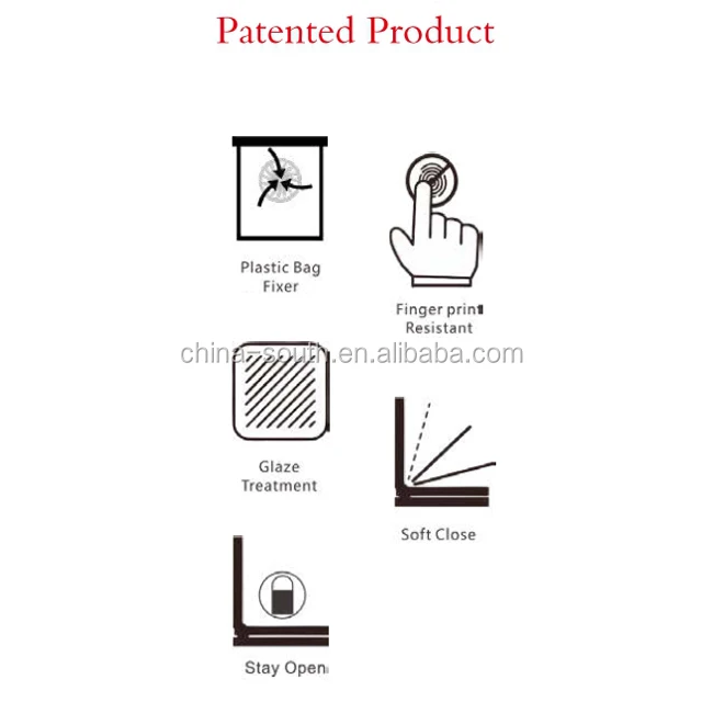 GNF hot selling office 25L foot pedal bin kitchen waste bin stainless steel 430 garbage cans for home