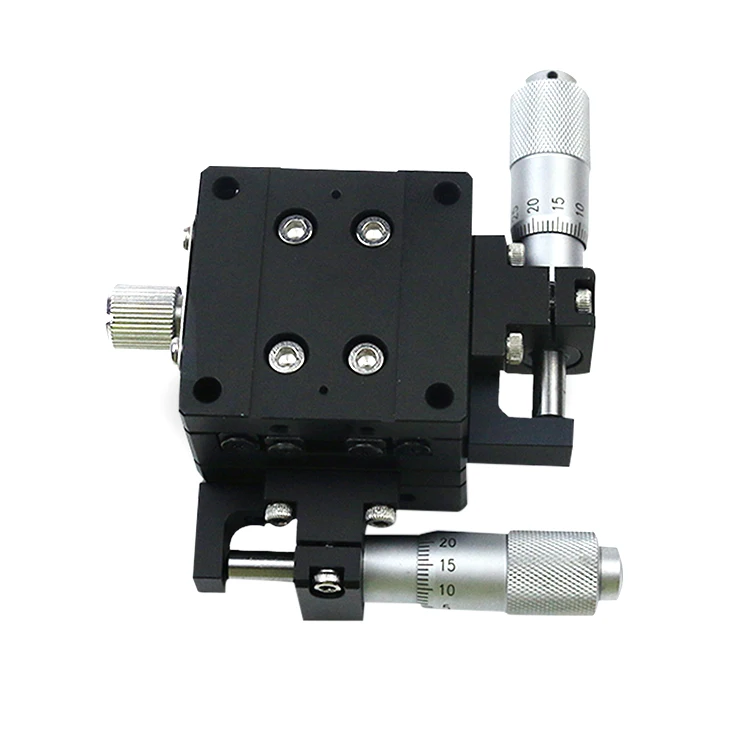 
High-precision Xy 2 Axis Linear Stage 40*40mm 2 Axis Optical Alignment Precision Manual Fine-tuning Mobile Sliding Table 