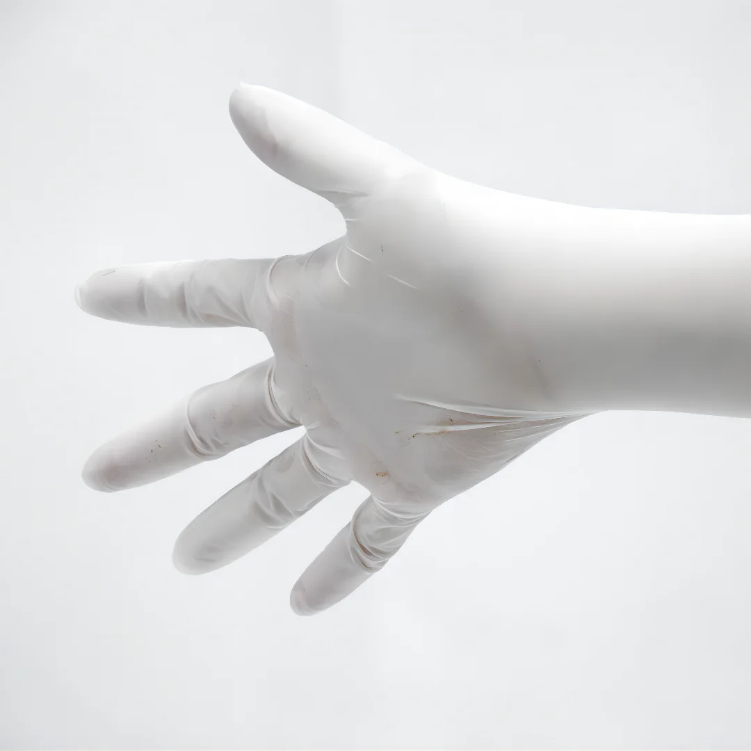 Portable Premium Durable Material white Nitrile Glove