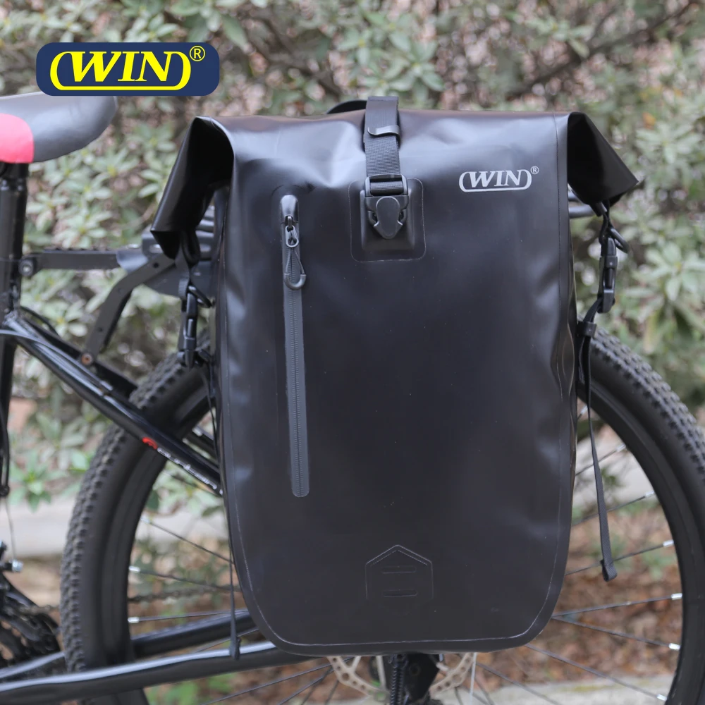 Custom Logo Multi-function 600D PVC Free Bike Pannier Bag