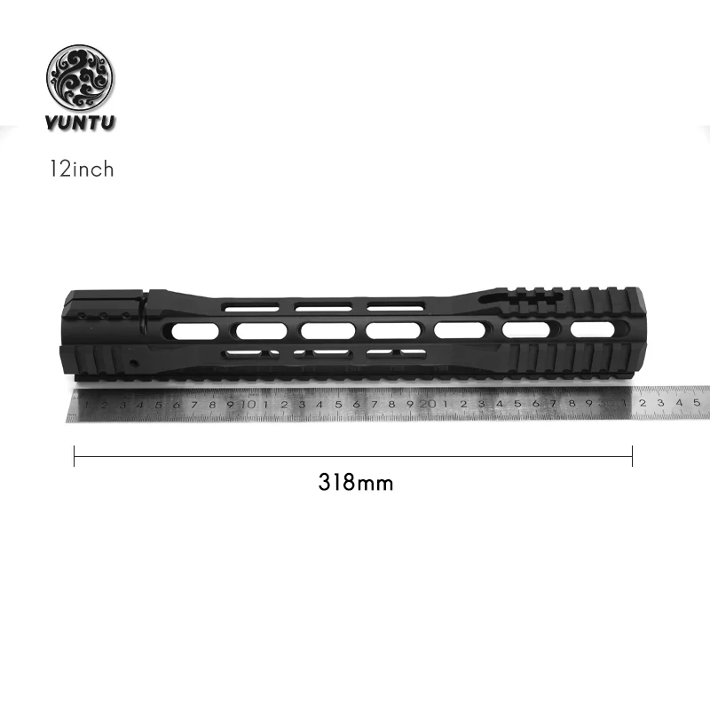 
M4 M LOK AR15 Free Floated Heavy Duty Handguard Picatinny Rail With Steel Barrel Nut accessories aluminum 6061 