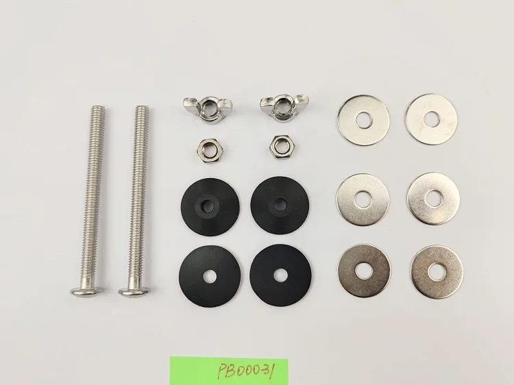 Custom wholesale stainless steel toilet water tank screw sealing ring rubber ring fixing