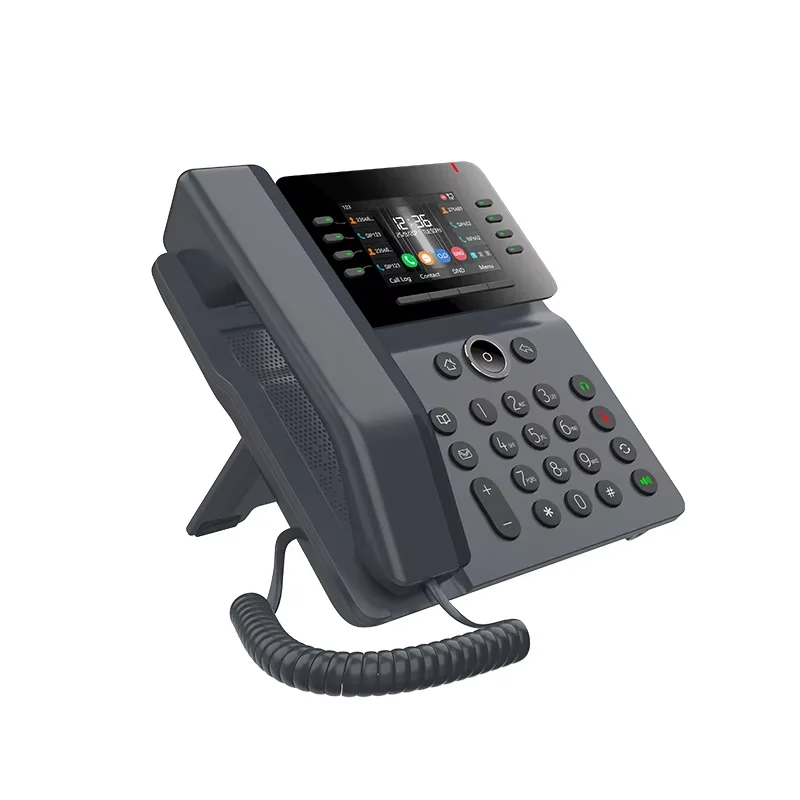 Sip Voip Ip Voice Intercom V64 Prime Business Phone with built-in Bluetooth 4.2 and 2.4G/5G Wi-Fi