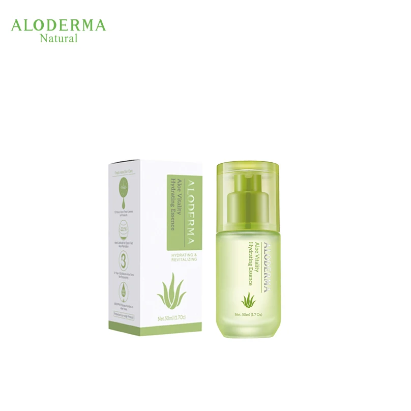 USA Aloderma Vitality Hydrating Essence | Organic Deep Soothing Skin Care Face Essence, Hydrating and Moisturizing Face Serum