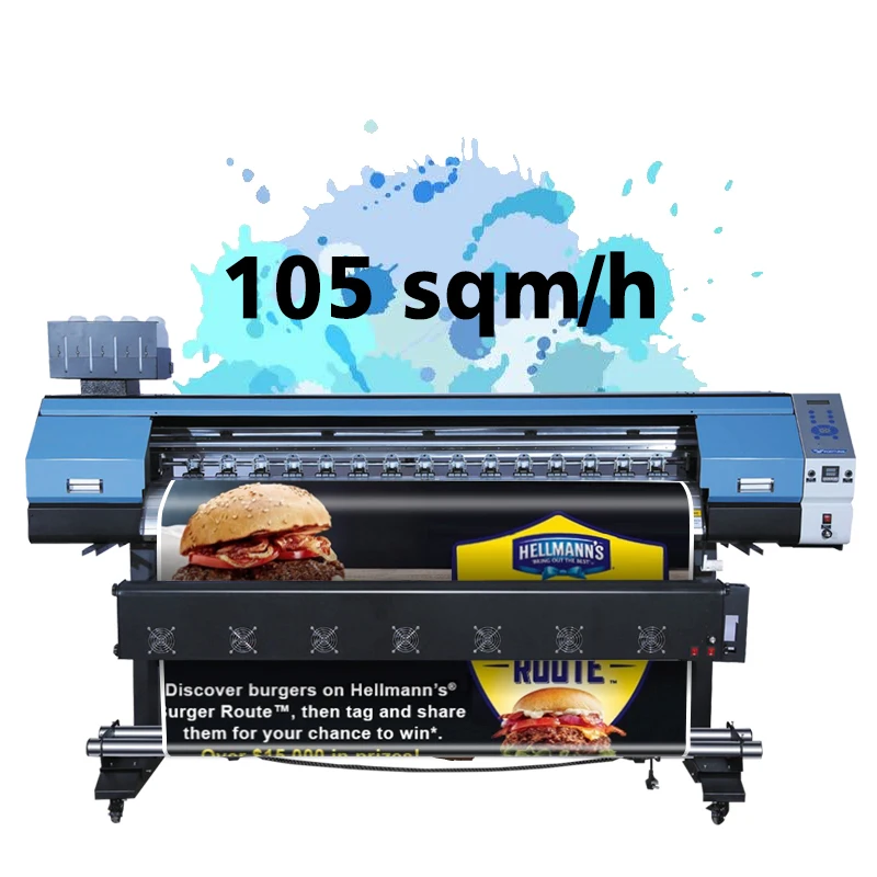 
1.6m 1.9m 2.6m 3.2m dx5 dx7 xp600 print head plotter Large format canvas vinyl banner poster inkjet eco solvent printer 