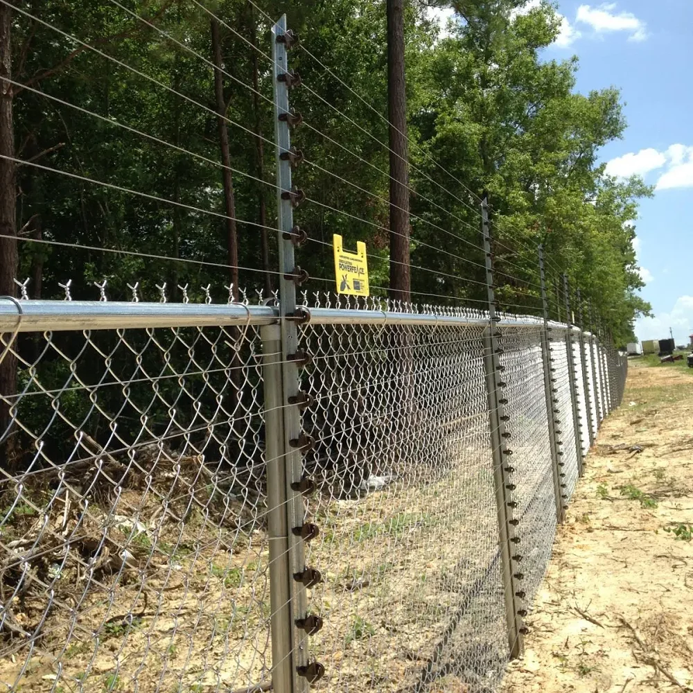 High Voltage Electric Fence Energizer Pulse Electric Fence Intrusion Alarm System High Security Wire Fence
