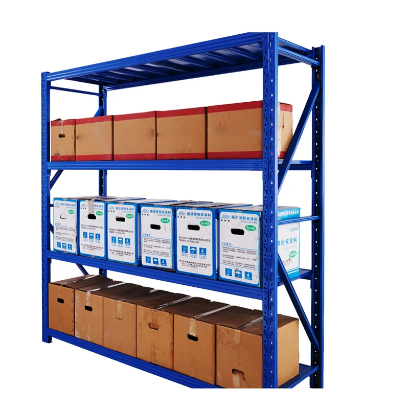 Промышленные стеллажи, складские стеллажи, Регулируемая металлическая стеллаж для хранения, длинная складская стеллаж, система