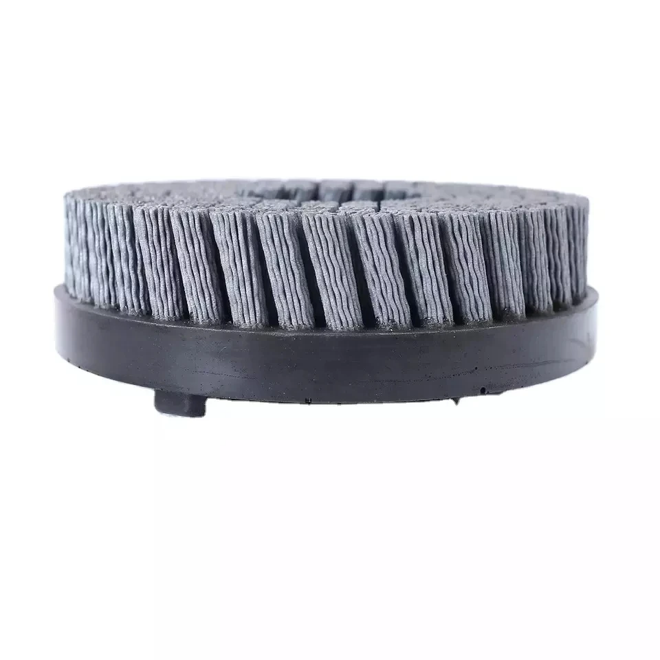 Custom 7 inch diamond grinding brush marble silicon carbide polishing brush