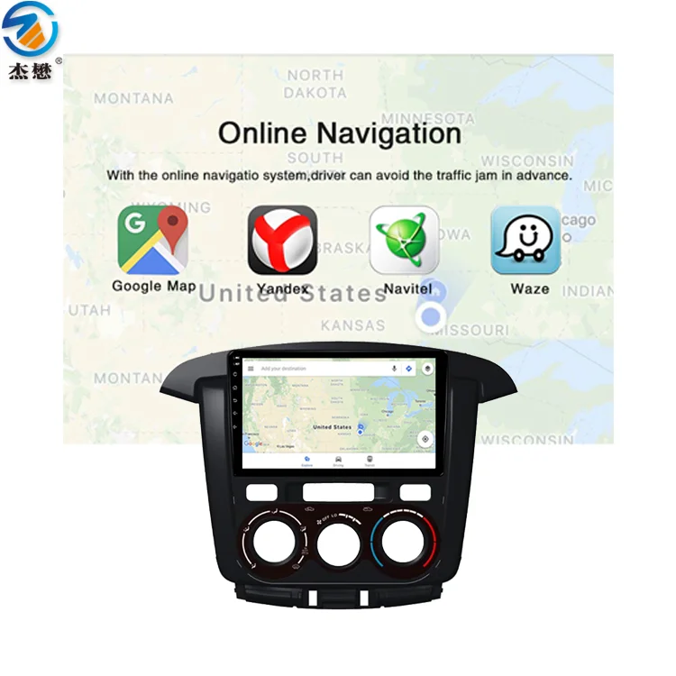 
9' android9.1 car multimedia dvd player for Toyota INNOVA AVANZV 2011-2014 car radio stereo gps navigation 