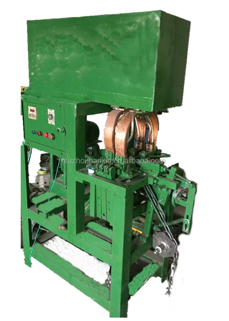 Full Automatic Mechanical Metal Iron Wire Ball Steel Chain Making Machine