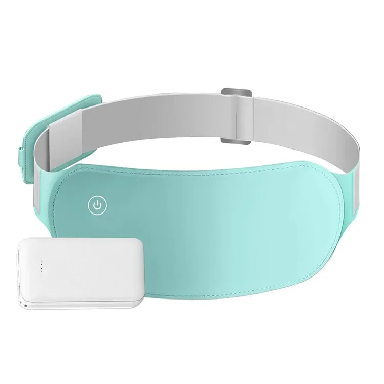 Lead The Industry Women Girl Lady Gift Portable Mass Graphene Electric Heating Massager Pad Warm Palace Belt