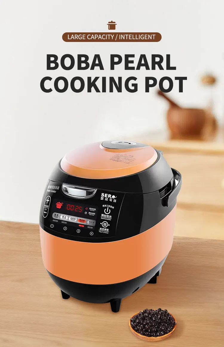 Smart Bubble Tea Pearl Cooking Machine Automated Boba Cooker for Beverage and Bubble Tea for Hotels and Restaurants