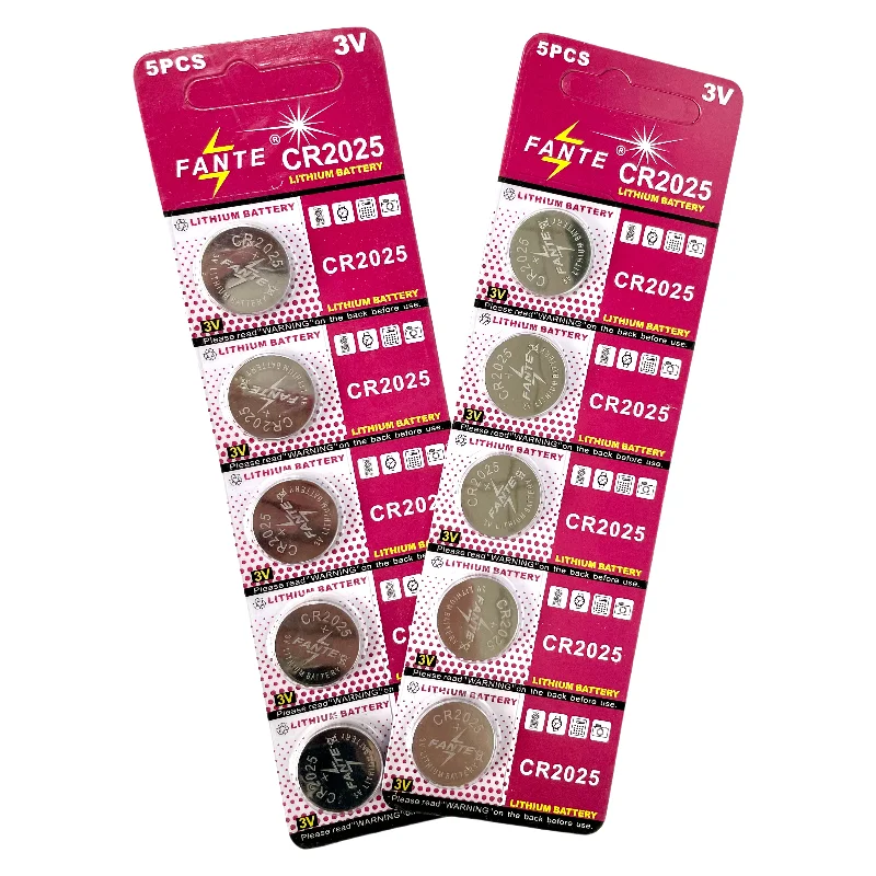Universal CR2025 3V Batteries Perfect for Calculators Toys and Medical Devices