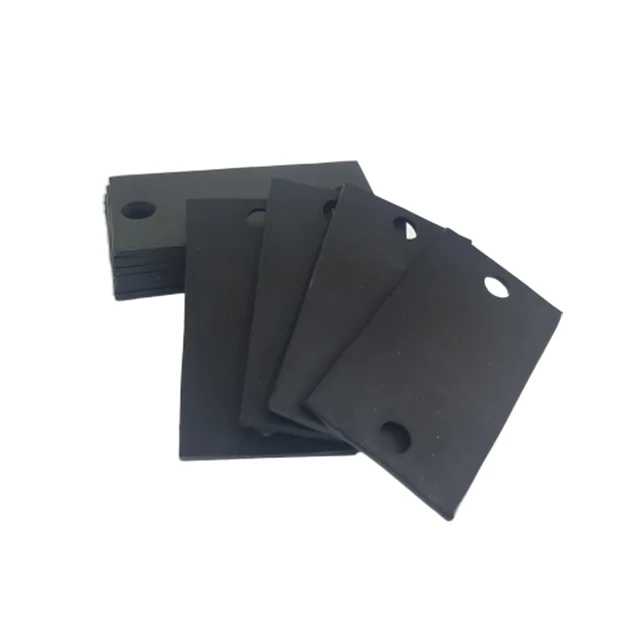 Factory new 2.5mm can be customized thickness insulation high elasticity wear-resistant two-eye rubber gasket