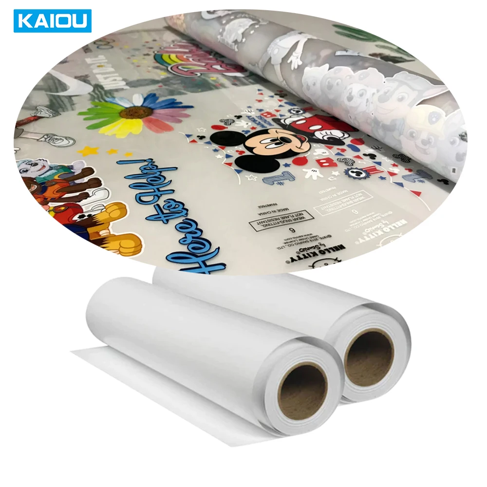 manufacturer 30cm 60cm dtf pet film dtf film for t shirt dtf printing for textile digital printing for t-shirt to roll
