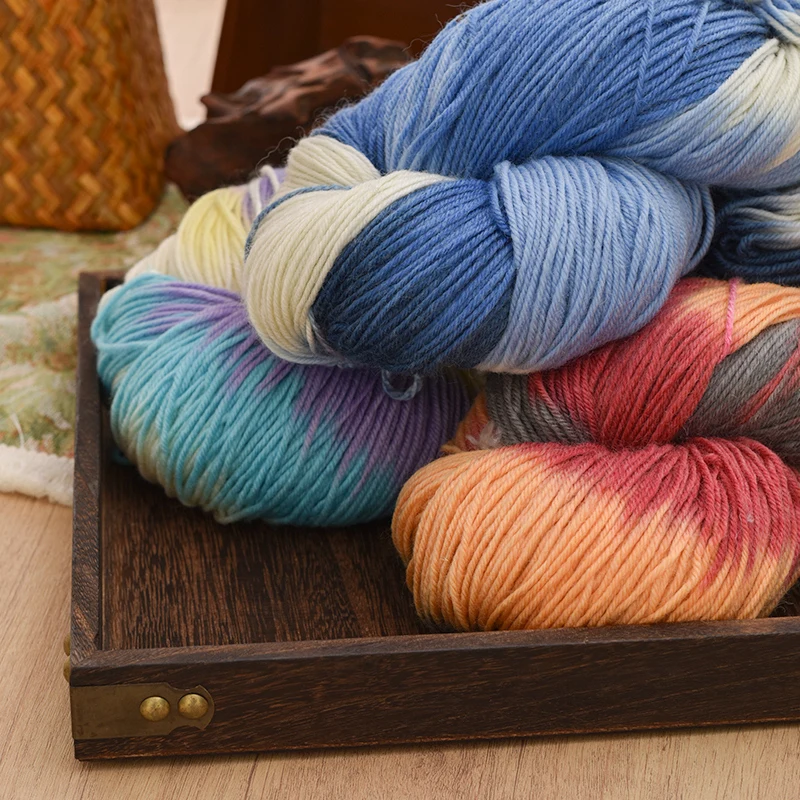 Dimuni 250g China wholesale best-selling 100% wool knitted scarf yarn handmade DIY craft materials