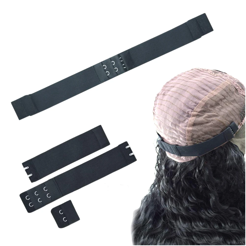 ML Black Wig Band Adjustable Wig  Lace Sewing Rubber Tools Accessories Elastic Band for wigs