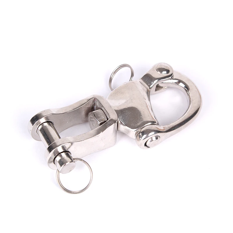 Quality Special Quick Release Stainless Steel Marine Hardware Jaw Swivel Snap Shackle