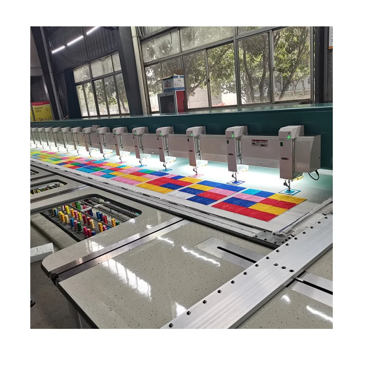 6 color 20 heads area 450*900*1700mm Best quality lady dress chainstich embroidery machine good quality