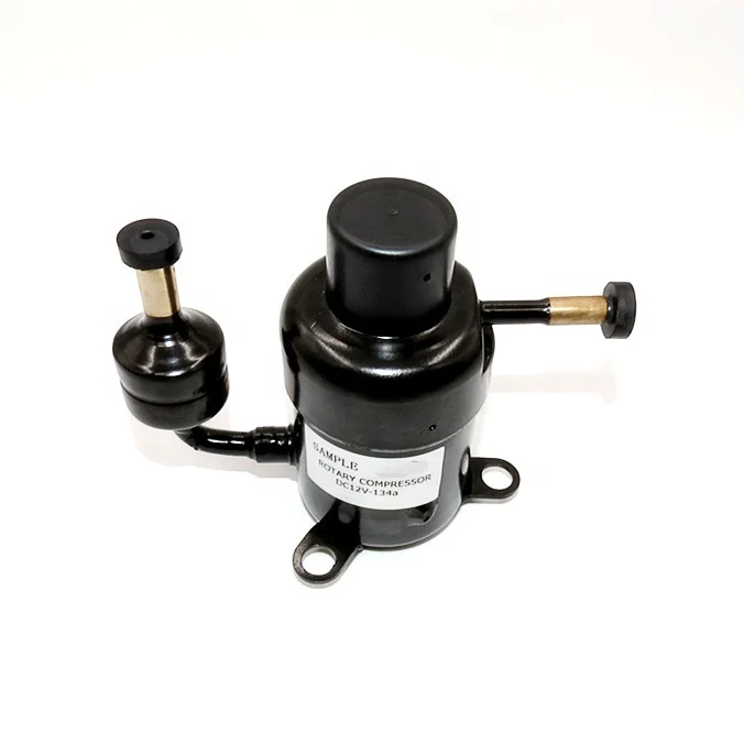 R134a 12v 24v dc inverter miniature rotary compressor