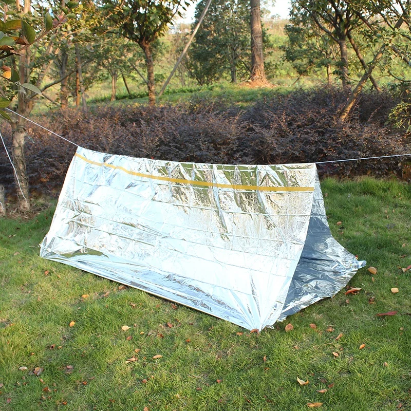 Waterproof Lightweight Hiking Camping Shelter Tent For Travel Backpacking, Survival Tent Shelter Emergency, Tarp Tent Ultralight