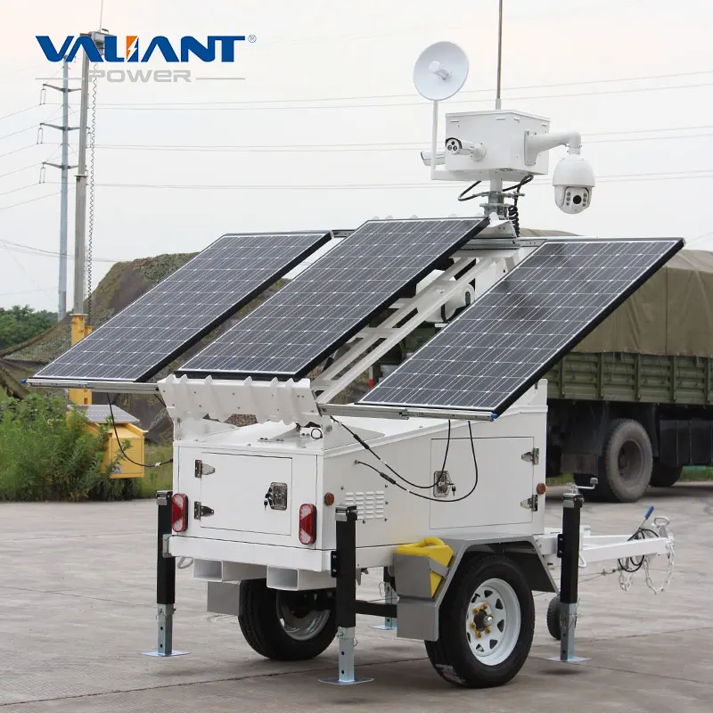Solar Surveillance Trailer Ideal for Mining Camps