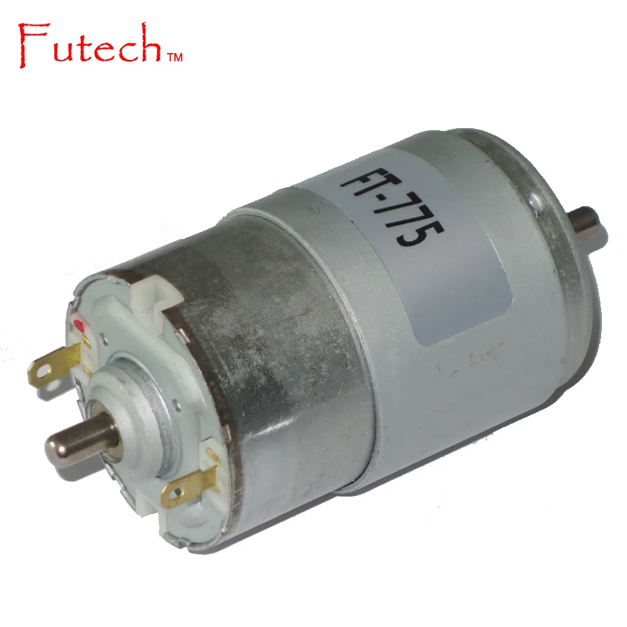 
42mm Totally Enclosed DC Motor with Extention Rear Shaft 