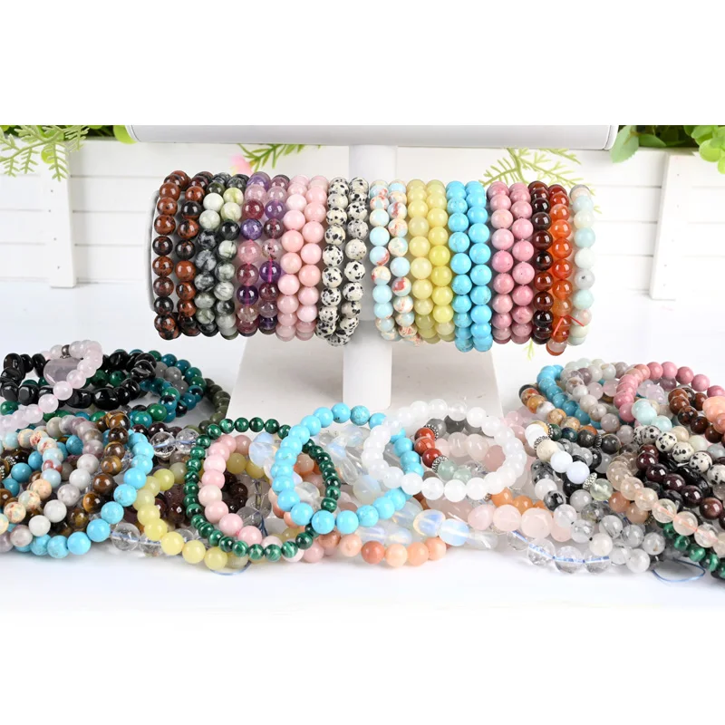 hot sale fashion Jewelry crystal healing stone crystal bead bracelet for bracelet making