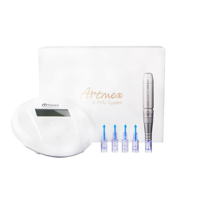 Artmex V6 Nice Price Supplies Digital Control 10 Speeds Permanent Makeup Machine For Eyebrow Pigment Lips Mts Tattoo Machine