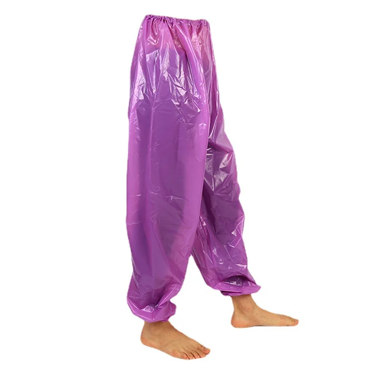 Custom PVC or EVA material Body Exercise Pvc Run Women Men Track Sweat Clothes Weight Loss TPU Sauna Suits