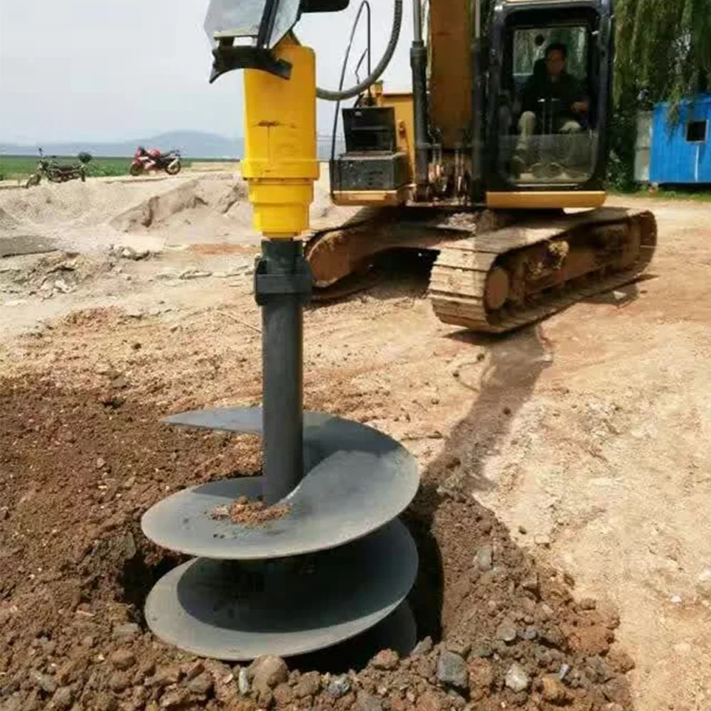 cat312 excavator auger bit, hydraulic earth drill, excavator auger drill