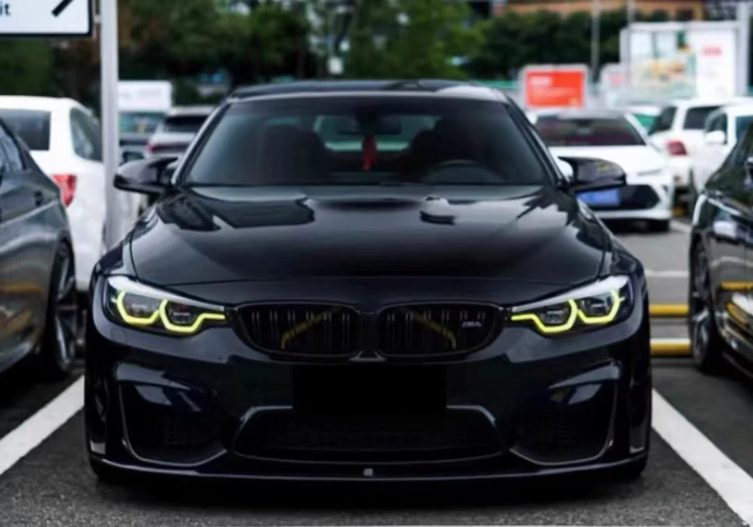 Yellow Angel Eyes DRL Modified multi-color Daylights For Bmw F80 M3 F32 F82 M4 F36 LED Headlight 63117493229  63117493230