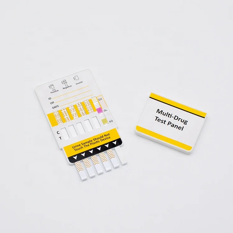 Hot Selling Multi Drugtest of Abuse Urine 5 Panel Rapid Test Kit Electric Drug Test CE Plastic Test Peracetic Acid Acceptable