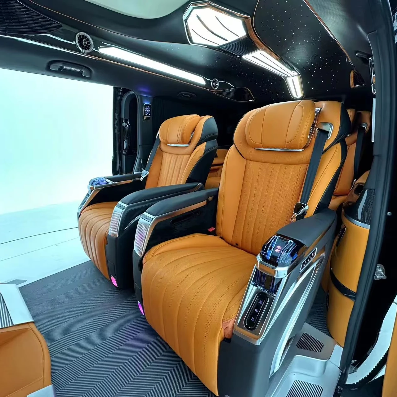 Солнечное Хрустальное тронное 5,0 роскошное автокресло на заказ VIP кресло капитан сиденья для V250 V260 vto Vclass Sprinter