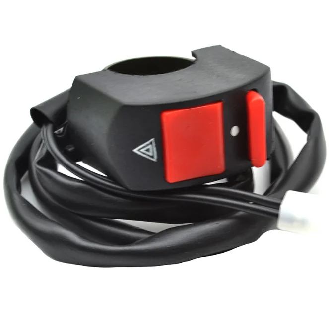 Motorcycle handle switch assembly double flashing lights horn ignition flashing lights headlight switch