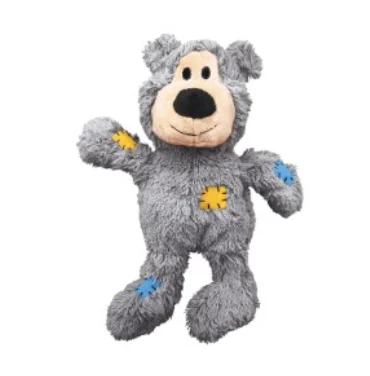 Patch Bear Bite Resistant Rope Knot Teething Plush Breath Relief Puppy Breath Relief Pet Pulling Dog Toys