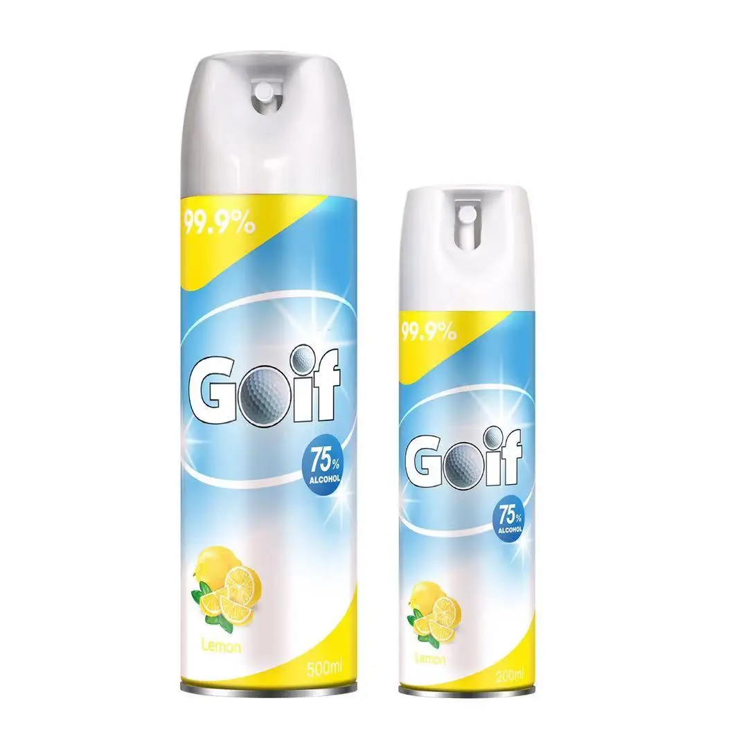 500ml Household aerosol tin can alcohol DISINFECTANT SPRAY