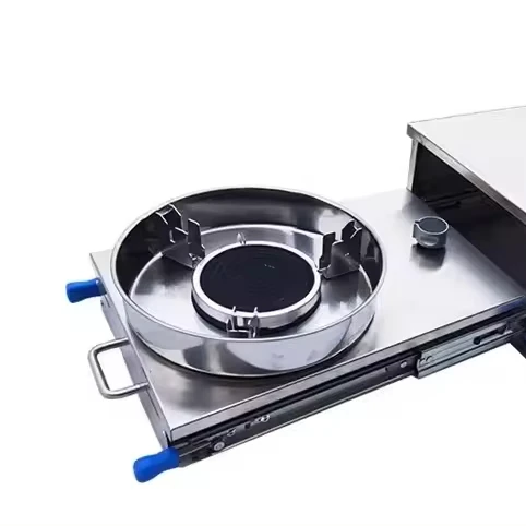 Pull-Out Custom Kitchen with Wipe-Clean Easy-to-Maintain Modern Design for Campervans Recreational Trailers & Marine Speedboats