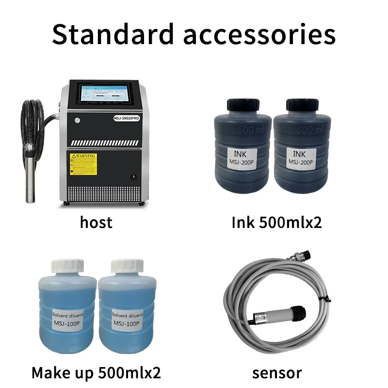 MASIJET Fully automatic flight assembly line date coding machine, unencrypted CIJ small character inkjet printer