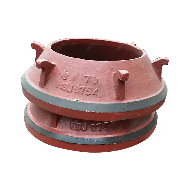 Длительный срок службы, запчасти для каменной дробилки, Накидная чаша для пружинной конусной дробилки, Шри-Ланка
