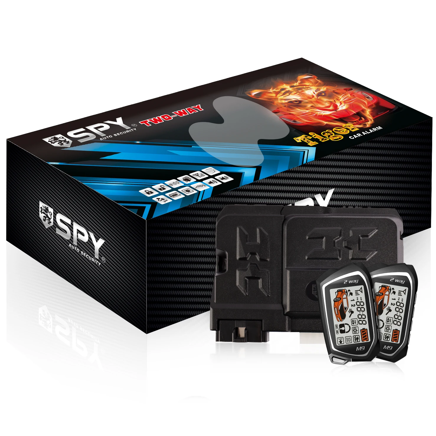 SPY unversel alarm system wireless Remote Start and Keyless Entry PKE for Easy Start Stop Control