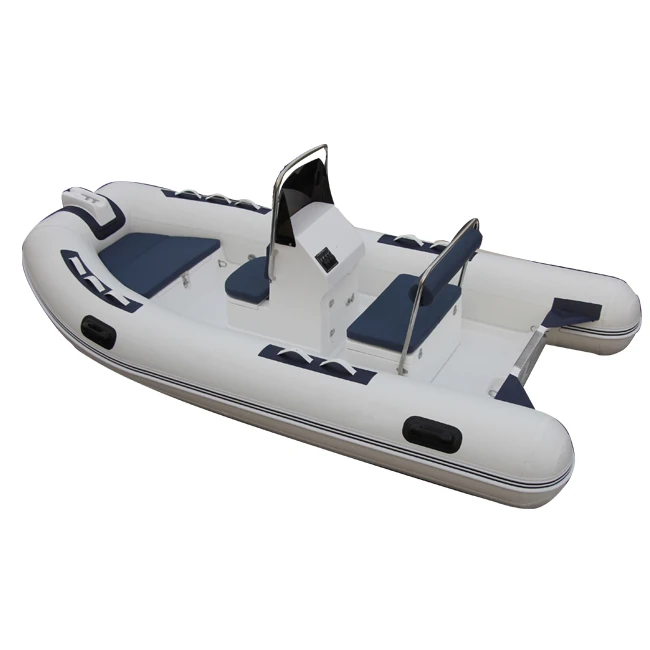 CE 12ft RIB360 Orca PVC Hypalon Rigid Fiberglass Hull Inflatable Boat For Rowing