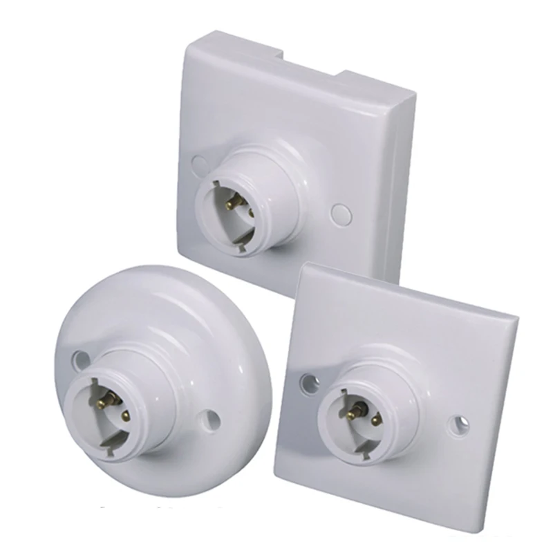 Оптовая продажа электрический пластиковый патрон для лампы E27 держатель Эдисона винтовой аксессуары светодиодного освещения