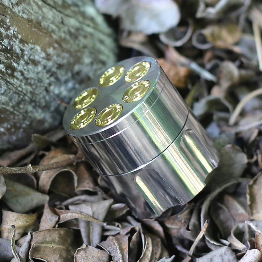 Customized Zinc Alloy Weed Herb Grinder Manual Tobacco Accessories